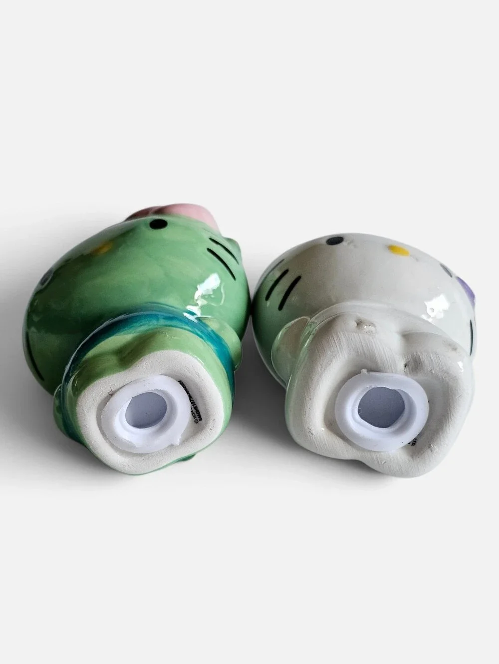 Brand New Hello Kitty Halloween Frankenstein salt & pepper shakers